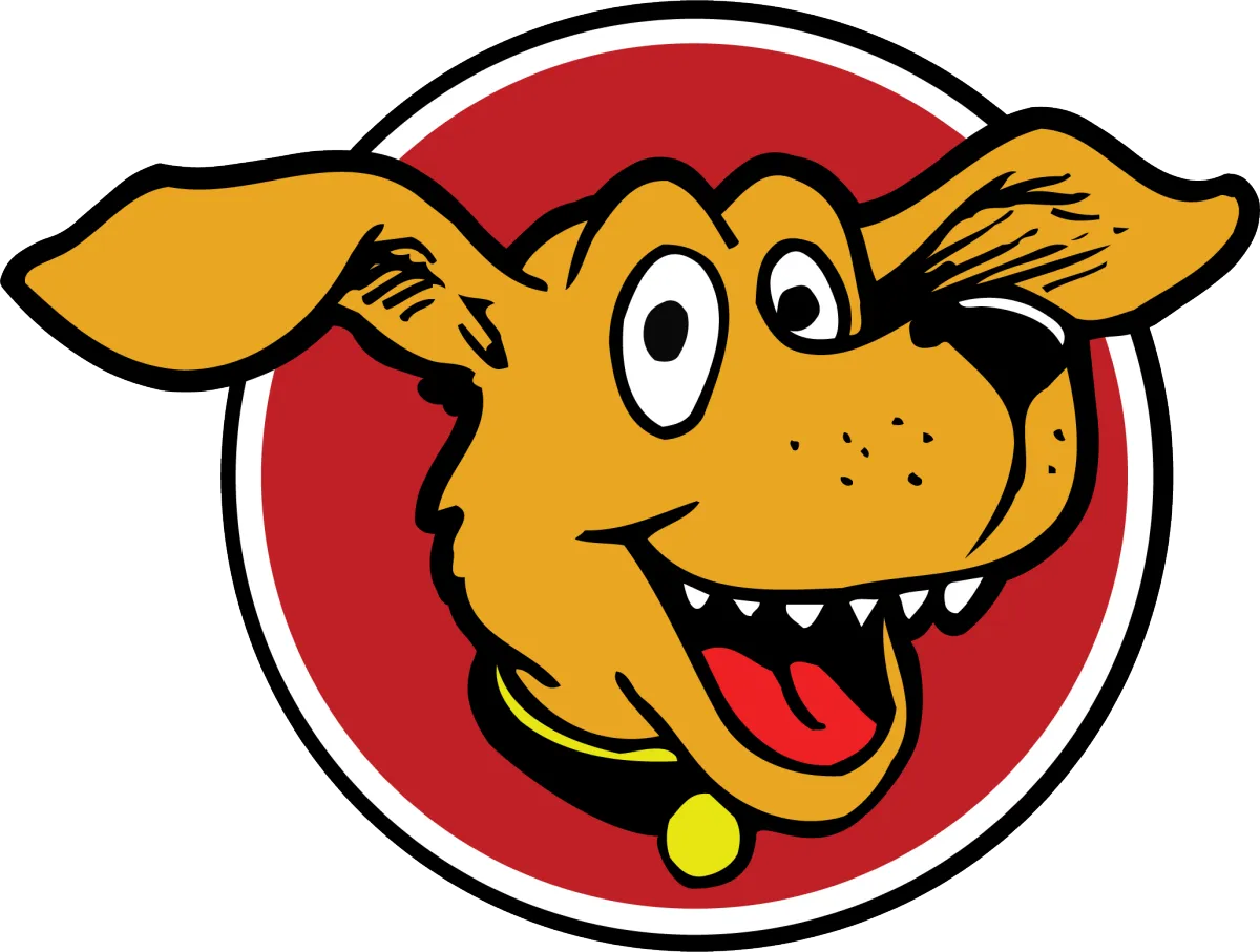 Warner Roofing and Restoration Dog Logo