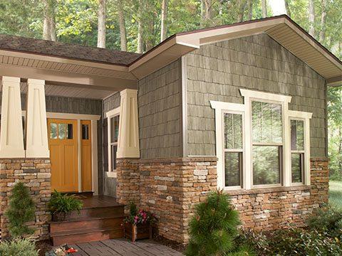 Home exterior with professionally installed Ply Gem siding for enhanced durability and curb appeal