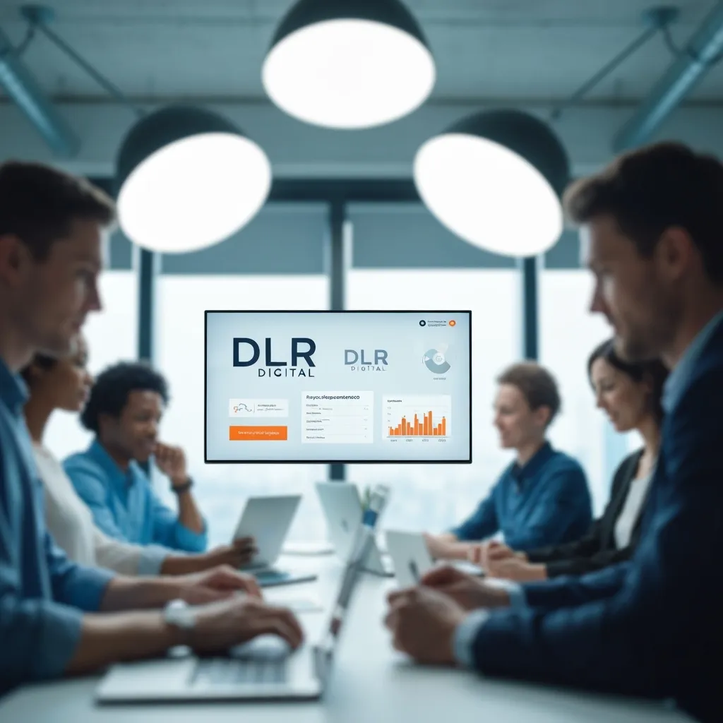 DLR Hub platform for managing websites, marketing, and customer leads in one place.