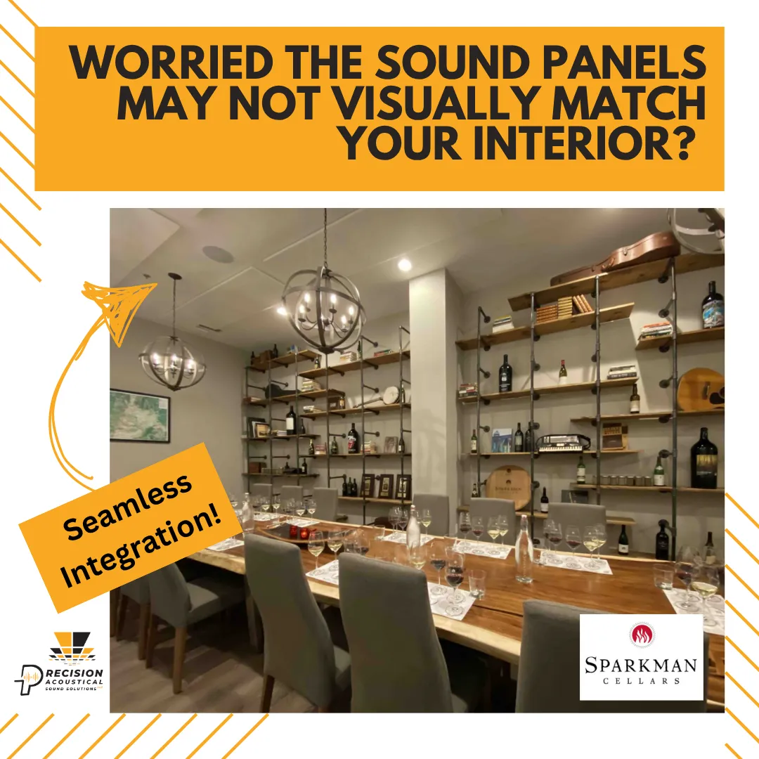 Sound absorption panels restaurant Seattle Washington