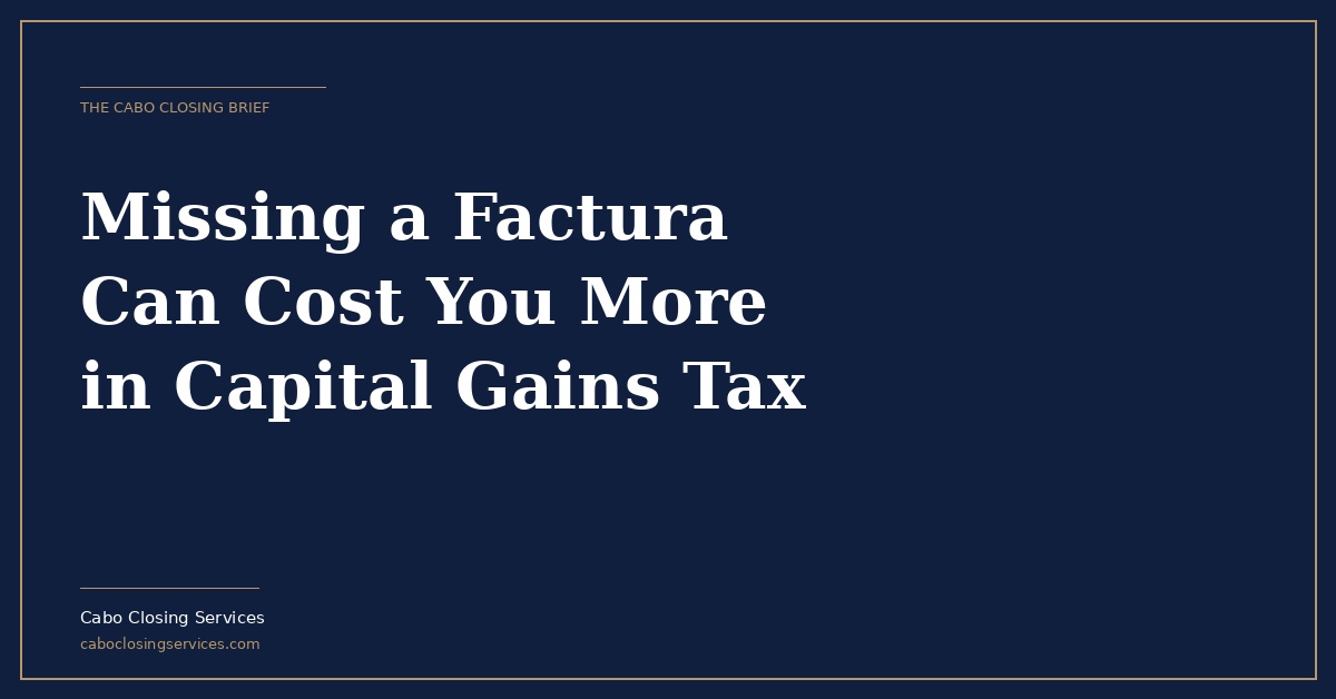 Hidden Title Issues in Los Cabos Real Estate | A Real Case Study