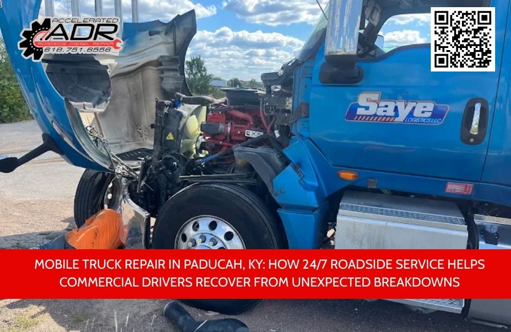 Mobile Truck Repair in Paducah, KY: How 24/7 Roadside Service Helps Commercial Drivers Recover From Unexpected Breakdowns