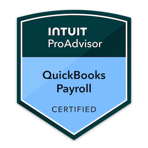 QuickBooks Online Payroll ProAdvisor certification badge