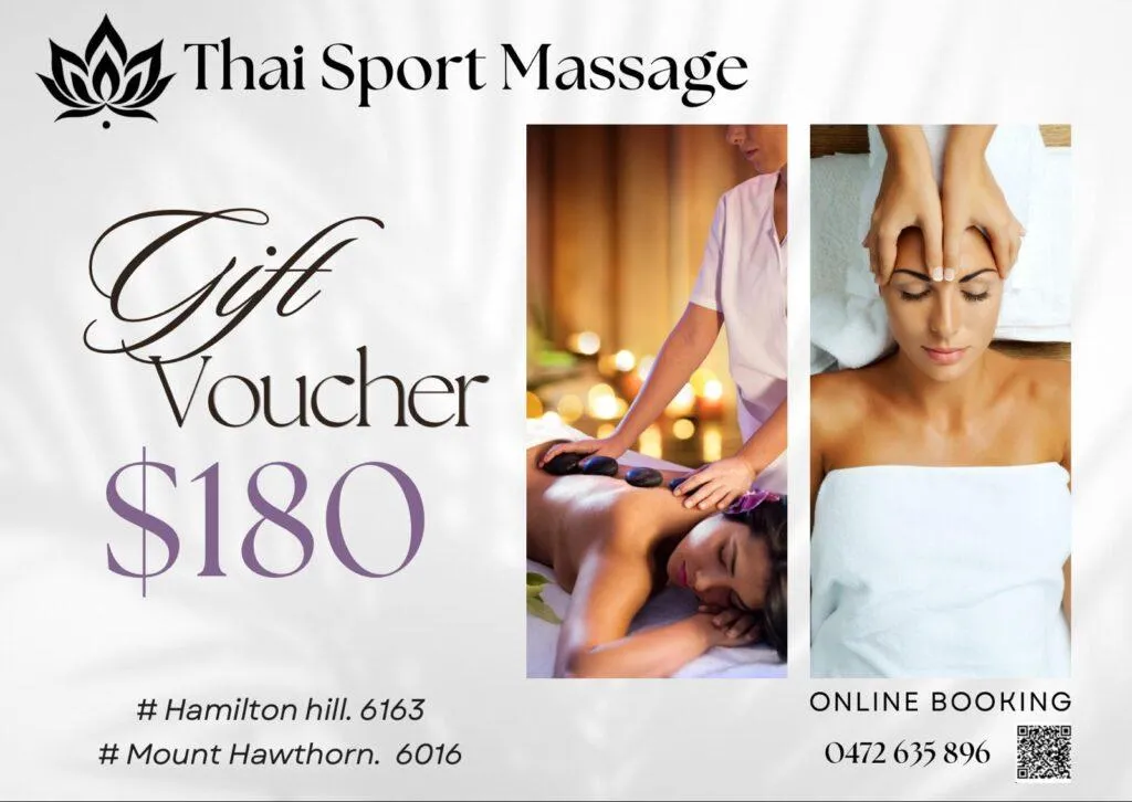 Gift Voucher for Thai Massage in Hamilton Hill
