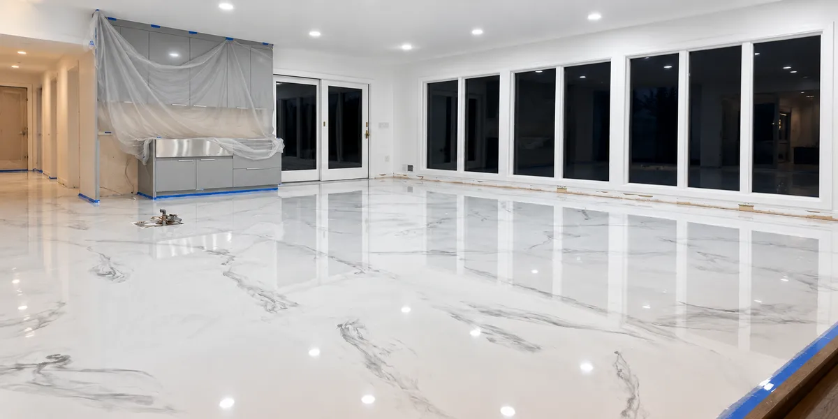 solid epoxy flooring