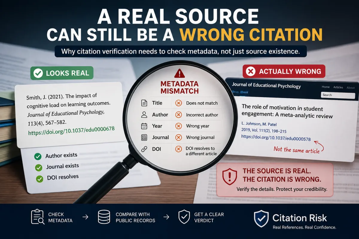 The Half-Real Citation