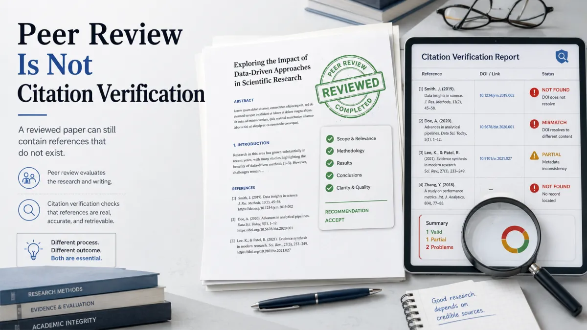 Peer Review Is Not Citation Verification