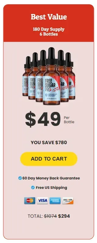 Free Sugar Pro-$49bottle