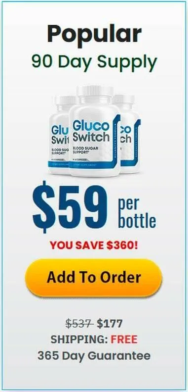 Glucoswitch59-3 botle