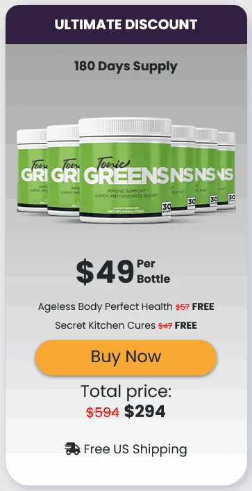 Tonic Greens-$49bottle