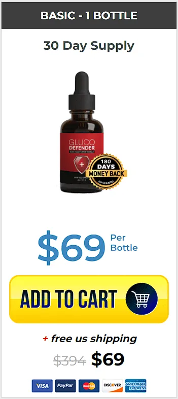 $69/bottle-Gluco Defender