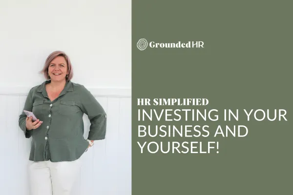 Investing in your business and yourself!