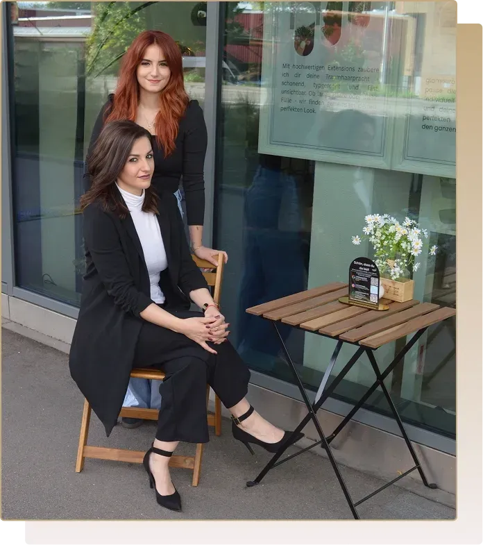 Friseurin Ivana vor dem Salon in Pratteln