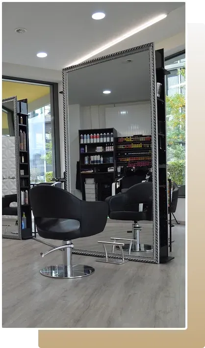 Innenansicht vom Glücksschere Salon in Pratteln