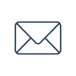 Envelope icon representing email contact