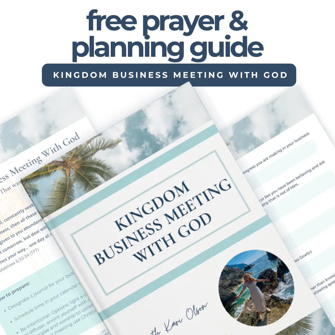 Free Christian prayer and business planning guide for faith-based entrepreneurs