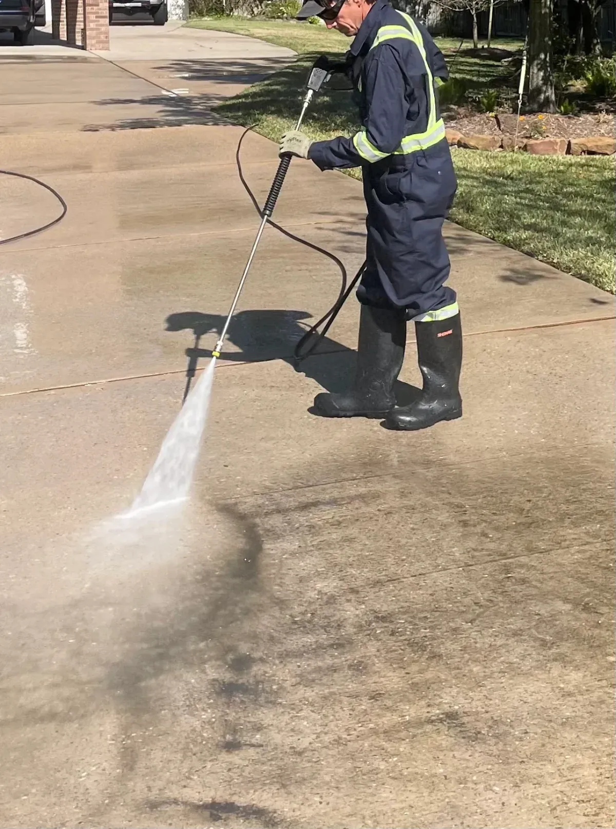 Driveway Pressure Washing