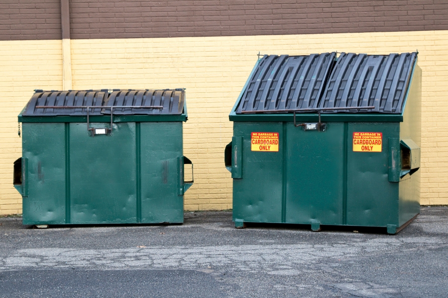 Dumpster Pad Cleaning