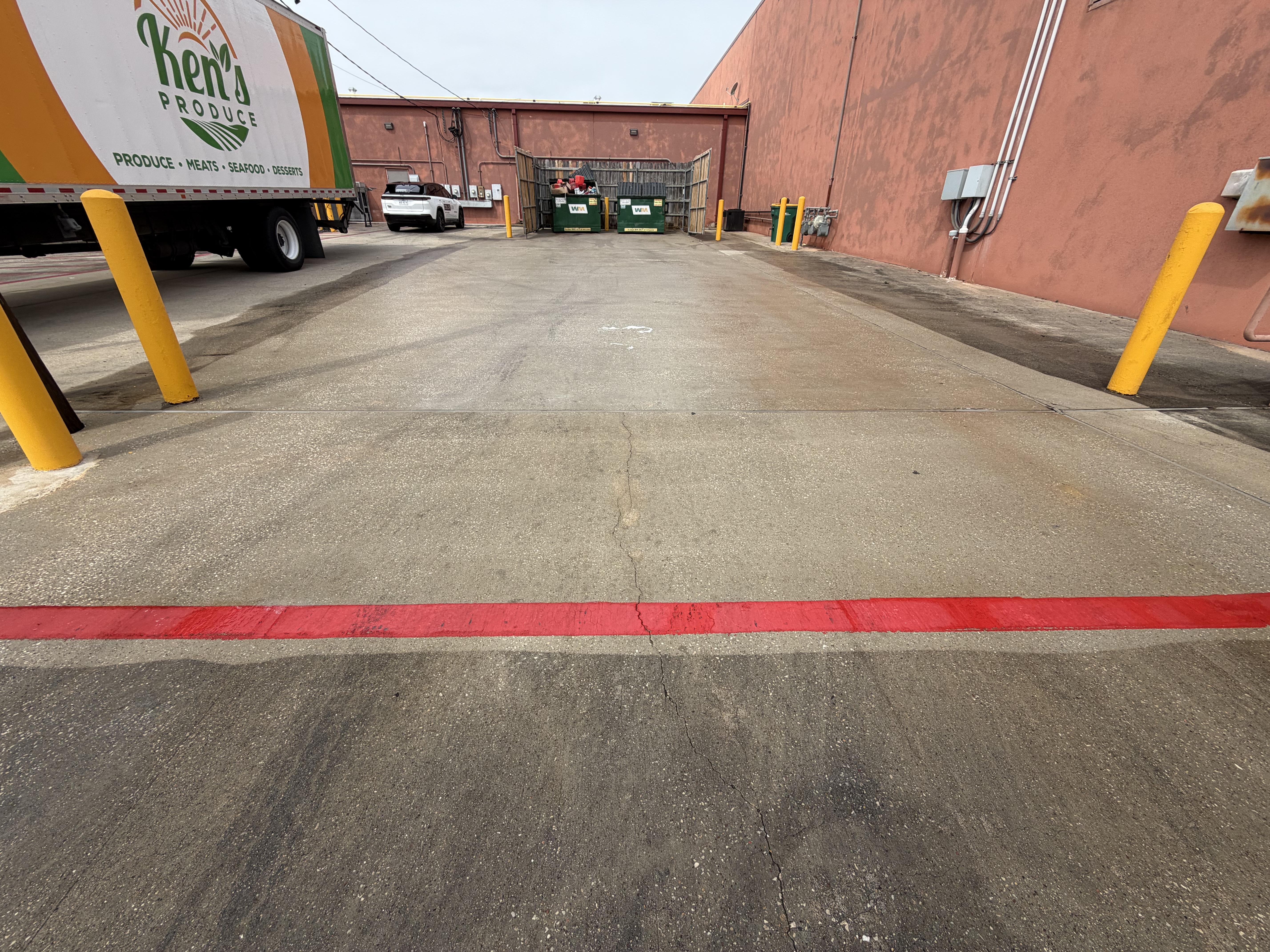 Dumpster Pad Cleaning