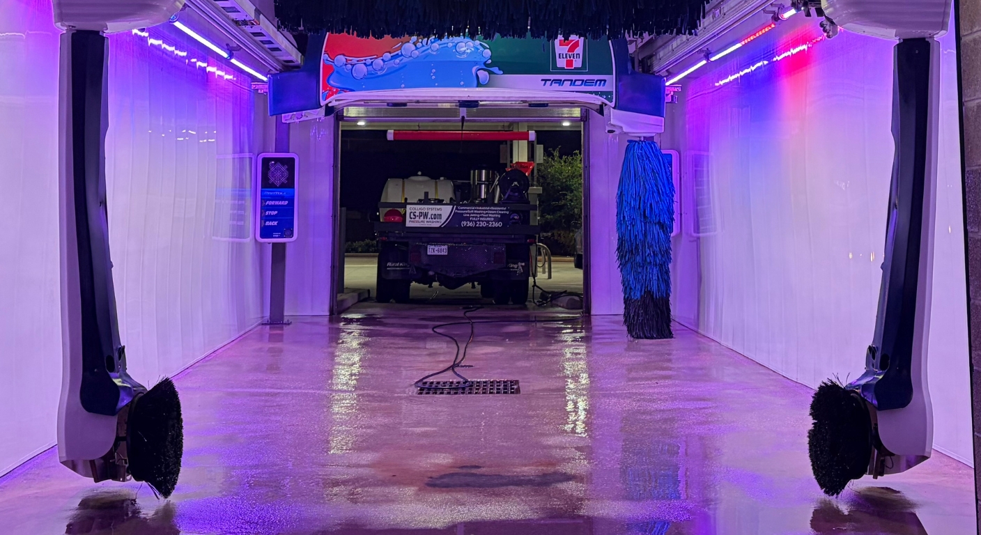 Car Wash Facility Cleaning