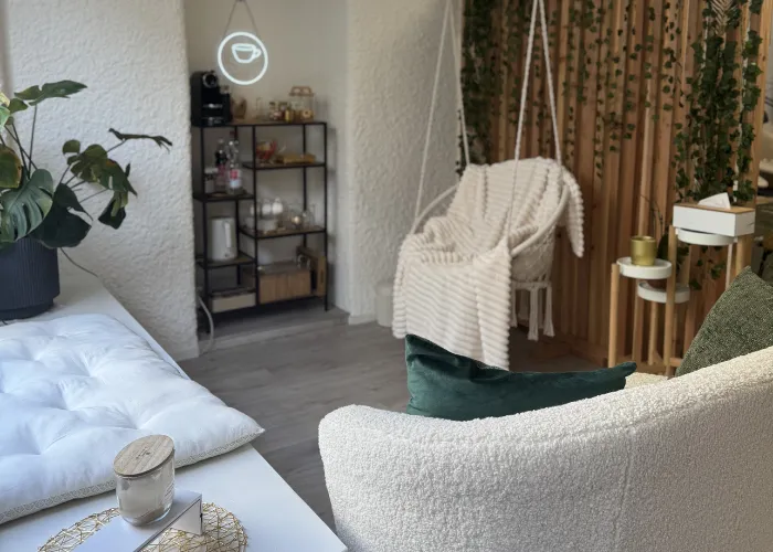 Ambiance spa douce et féminine