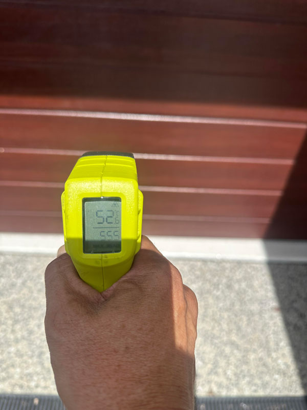 outside temperature