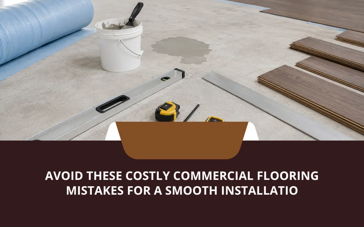 Home floor preparation to avoid commercial flooring mistakes