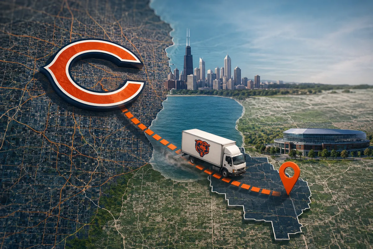 Chicago Bears Hammond Indiana stadium announcement NWI real estate impact — Michael Elkmann REALTOR Crown Point Indiana