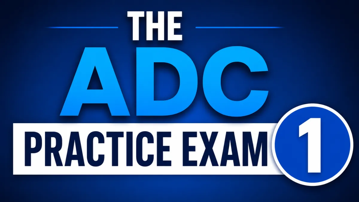 My first practice exam