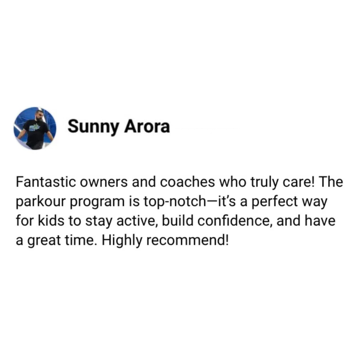 Review for Awesome Kids Parkour