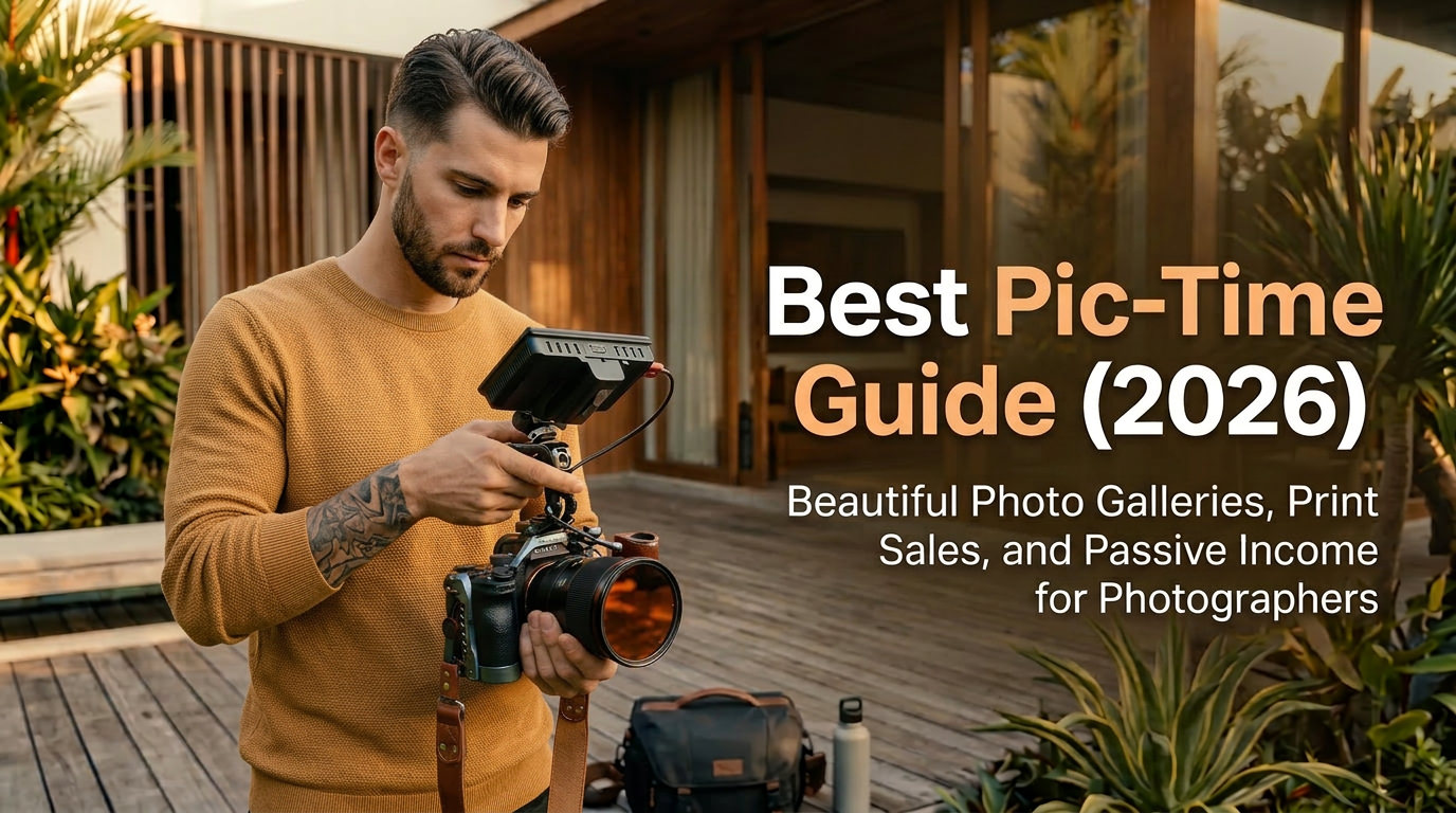 Best Pic-Time Guide (2026): Beautiful Photo Galleries, Print Sales, and Passive Income for Photographers