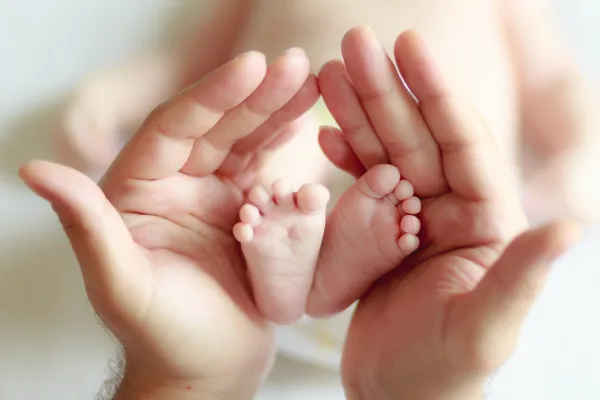 Essential Postpartum Visit - mother with newborn during consult