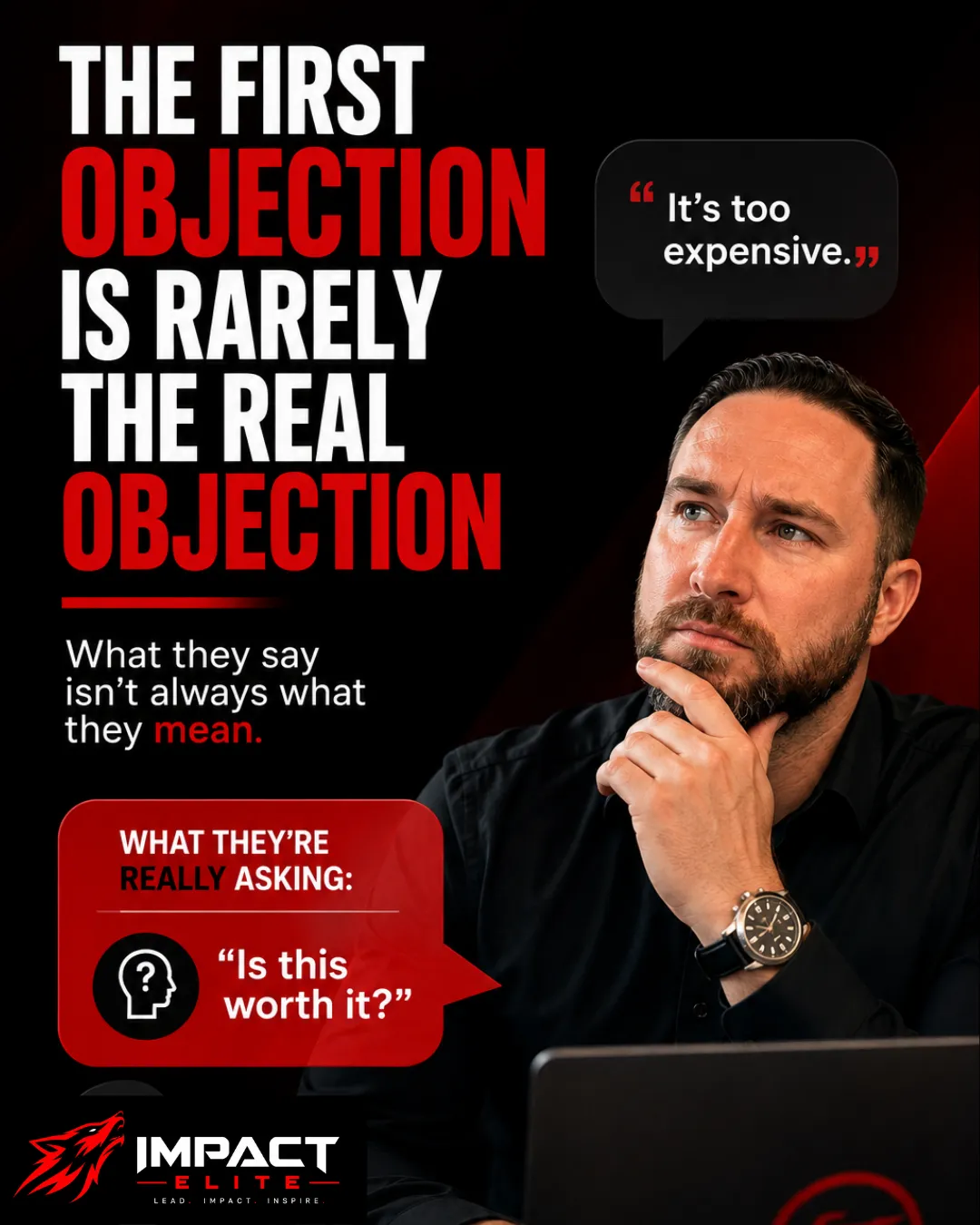 thinkig about the first objection