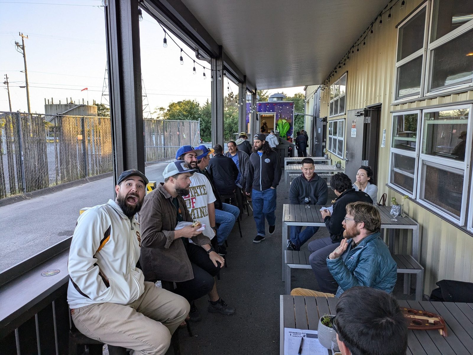 On the patio, 2025
