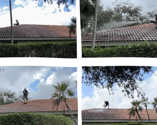 Roof Washing in Boca Raton