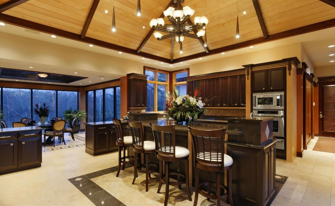 Children share umbrella while walking outdoors