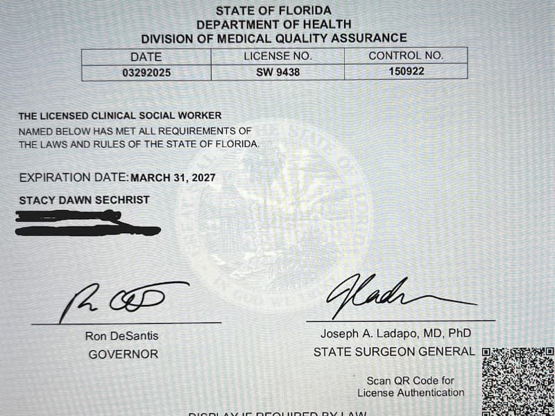 Sechrist Consulting Certifications