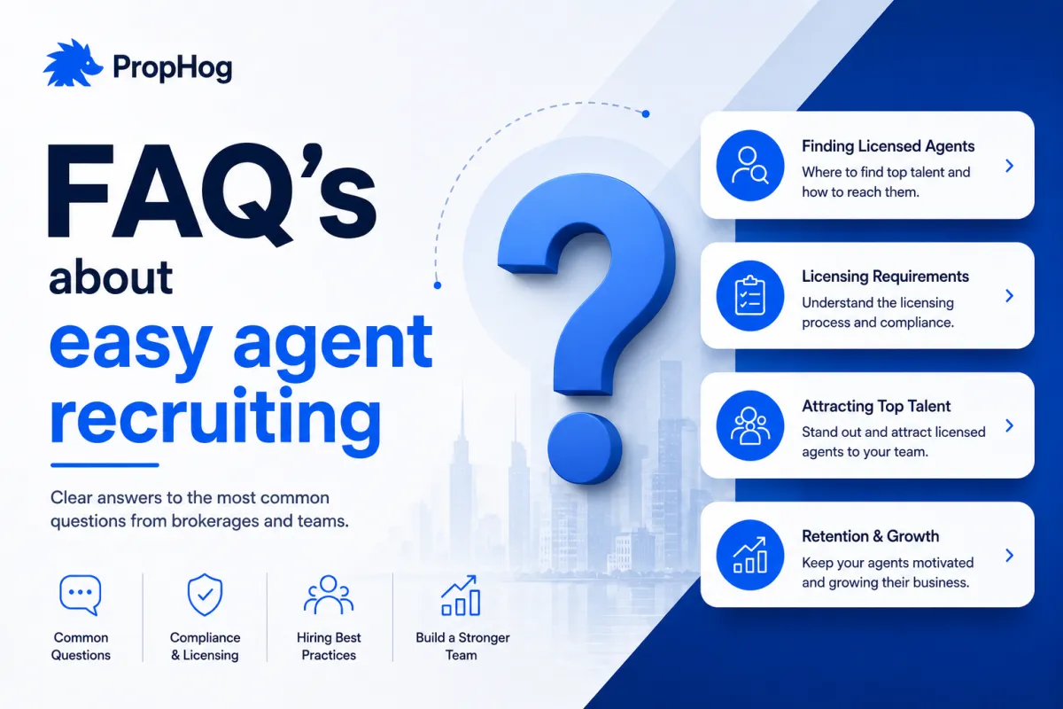 FAQ's about easy agent recruiting