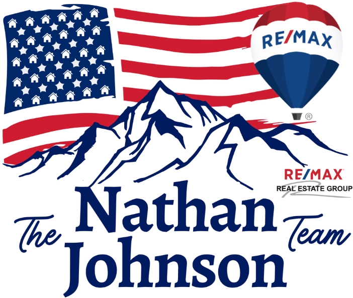 Official logo for The Nathan Johnson Team at RE/MAX Real Estate Group, a premier Colorado Springs real estate team and the partner entity for Jennifer Guerrero.