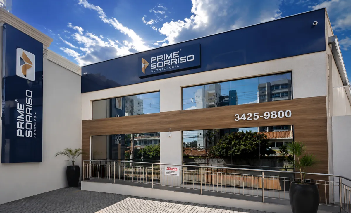 Fachada da unidade Prime Sorriso Pouso Alegre