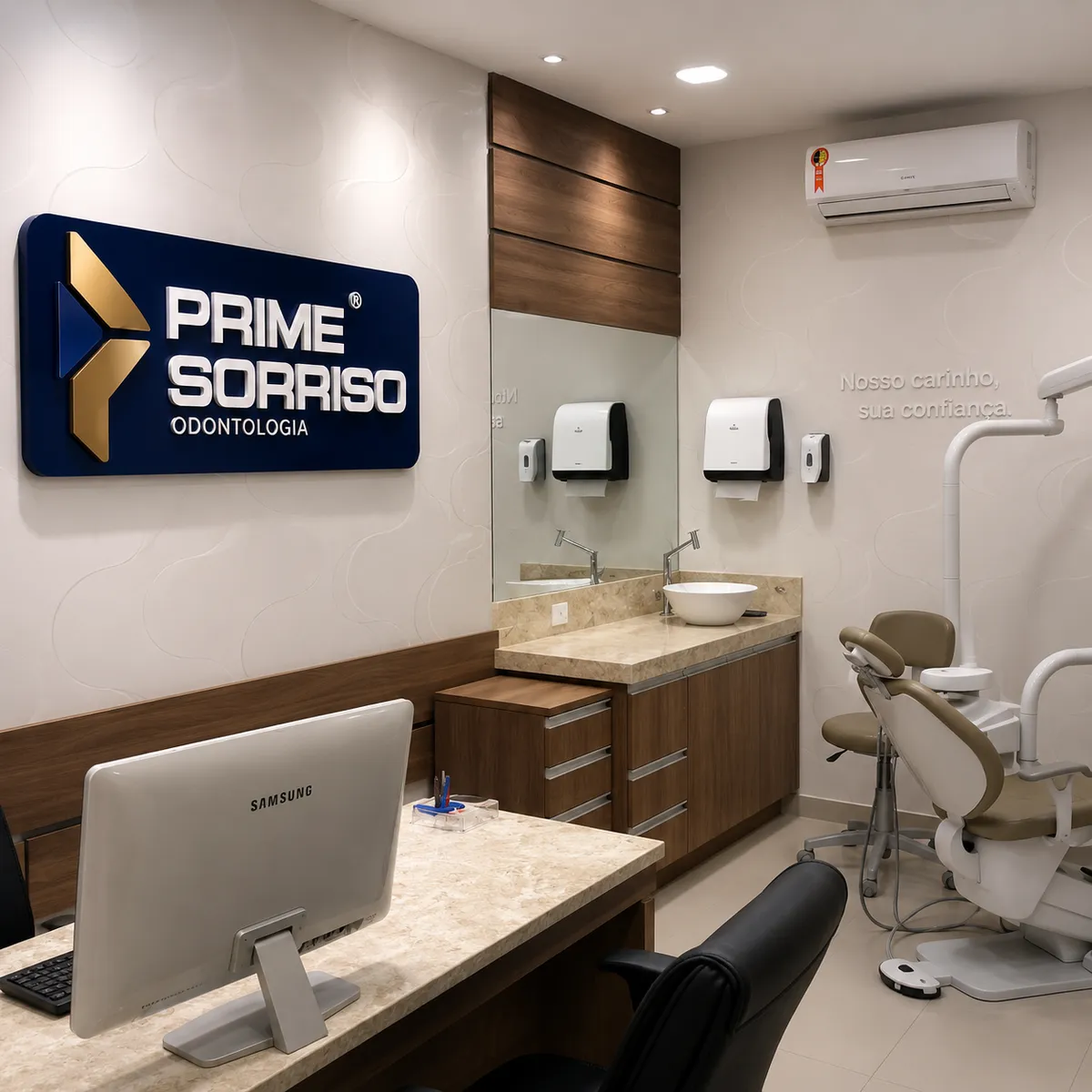 Consultório odontológico da Prime Sorriso
