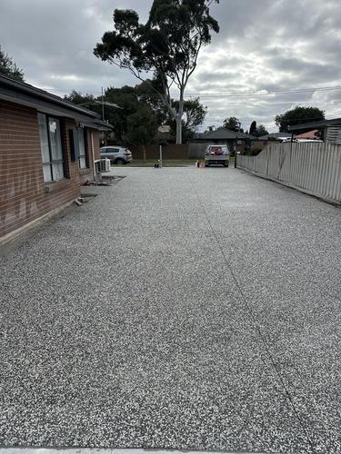 Exposed Aggregate Concrete in Noble Park