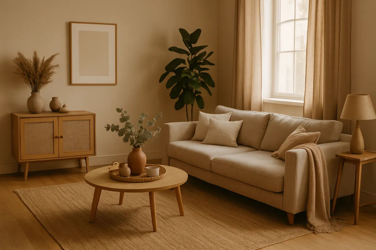 woman sitting on sofa while holding food for dog