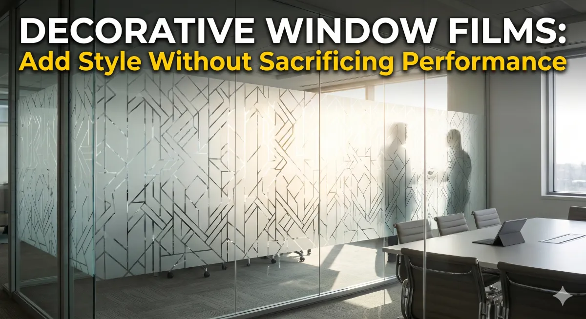 Decorative Window Films That Add Style Without Sacrificing Performance