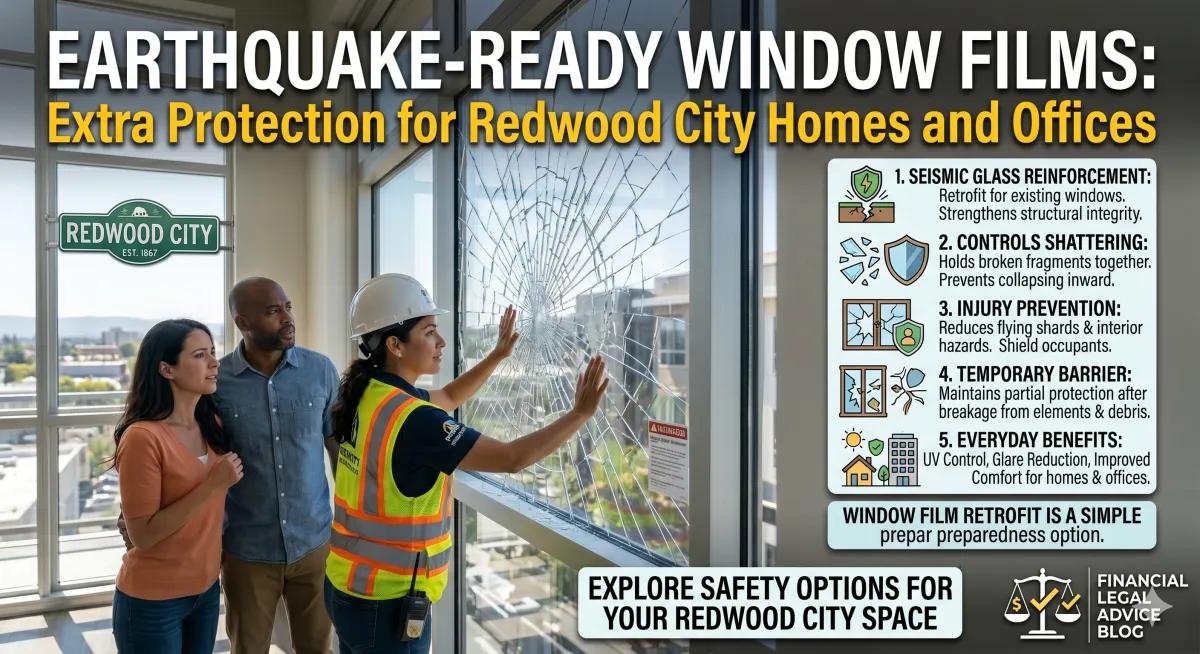 Earthquake-Ready Window Films: Extra Protection for Redwood City Homes and Offices