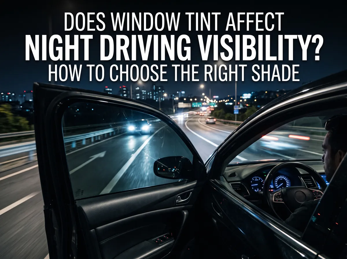 Does Window Tint Affect Night Driving Visibility? How to Choose the Right Shade