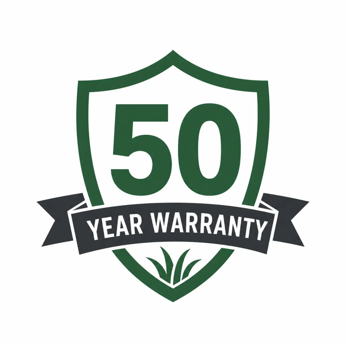 50-year structural warranty shield for hardscape installations by Big G Landscapes