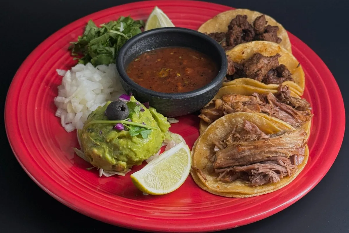 The Taco Sampler at Casa de Bandini