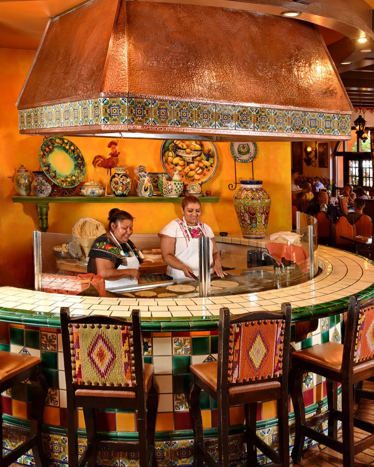 We pride ourselves in the fresh ingredients that we source from all over the world to make you the most authentic Mexican food. Our homemade tortillas are no exception We serve your homemade tortillas fresh off the griddle for the best flavor.