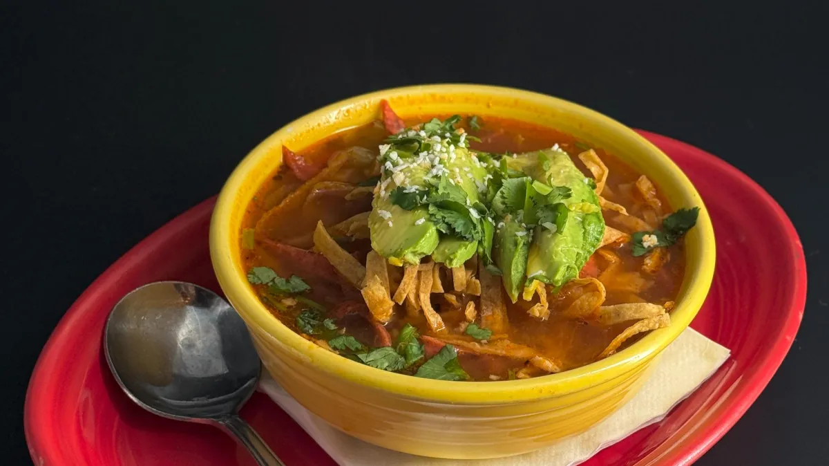 Cozy Chicken Tortilla Soup at Casa de Bandini